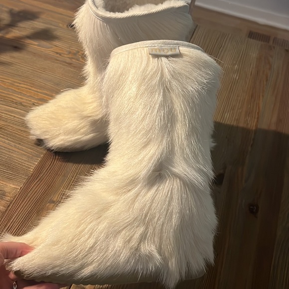 Mou Goatskin Fur Shearling Apres Ski Boots - Picture 2 of 16